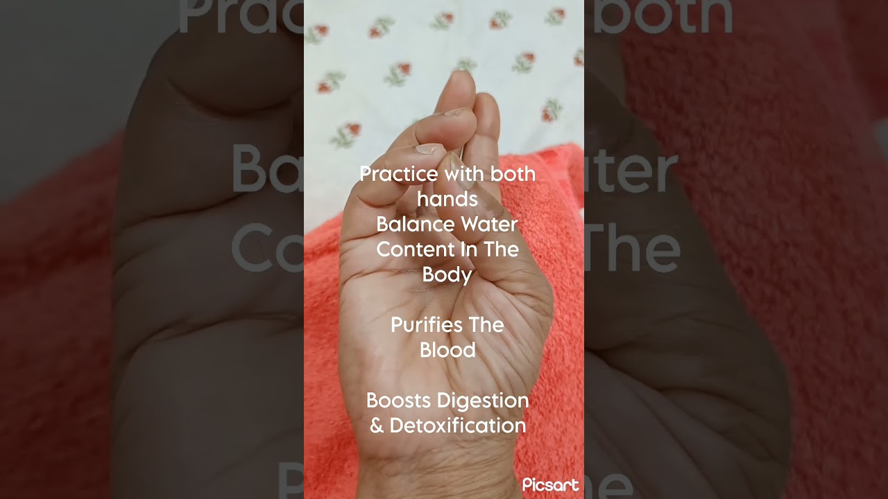 VARUN MUDRA : SIT IN MEDITATIVE POSTURE , KEEPS BOTH HAND ON KNEES AND DO IT..