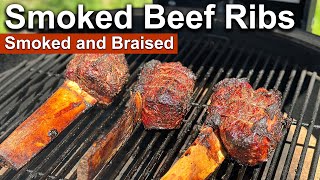 WOW! These Smoked Bone-in Short Ribs Hit the Spot! | Rum and Cook