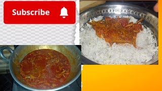 Night Dinner Preparation Dry Fish Curry White Rice Please Subscribe My Youtube Channel