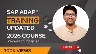 Celebrity Session 9 - ABAP Type Concept | SAP ABAP Training Video Series Profile
