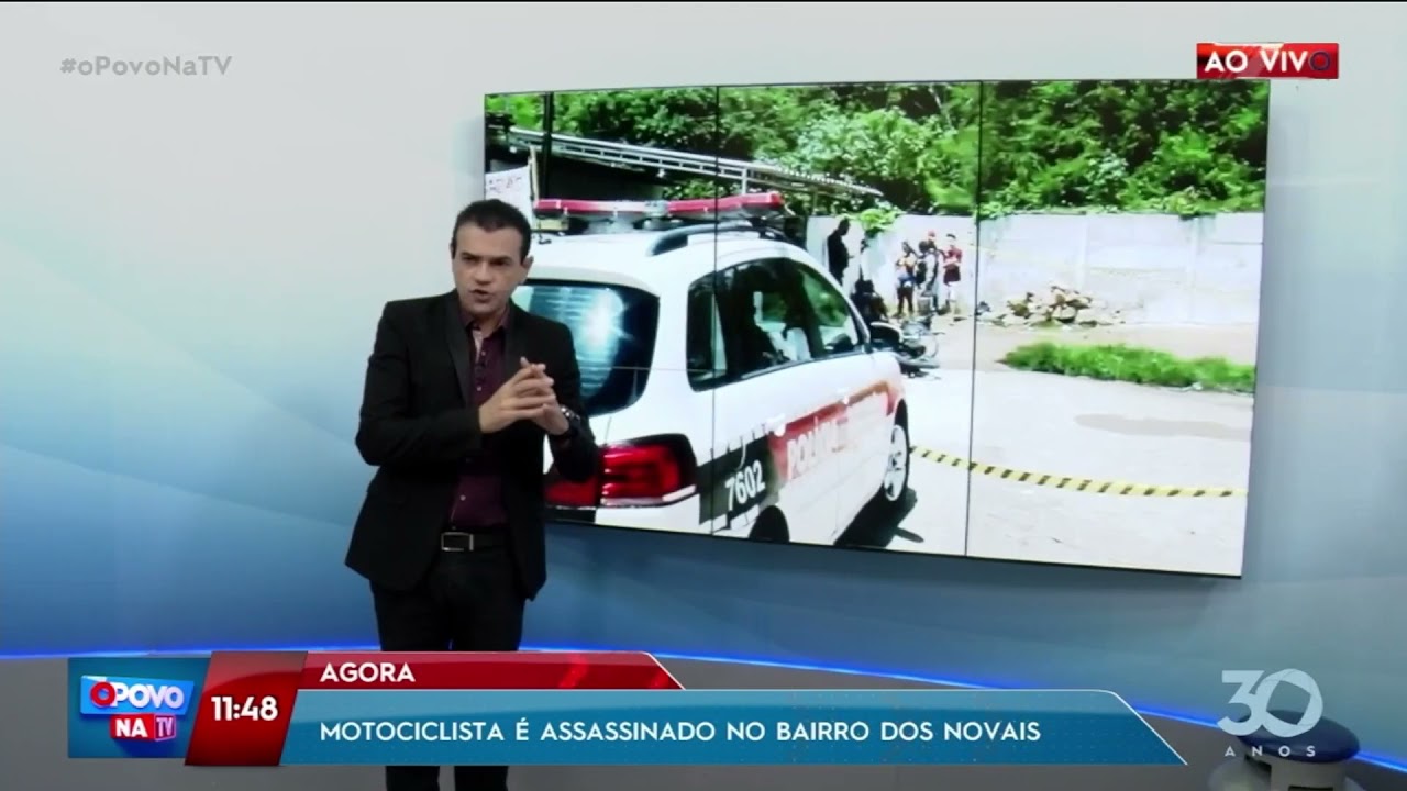 Motociclista é assassinado no bairro dos Novais - O Povo na TV