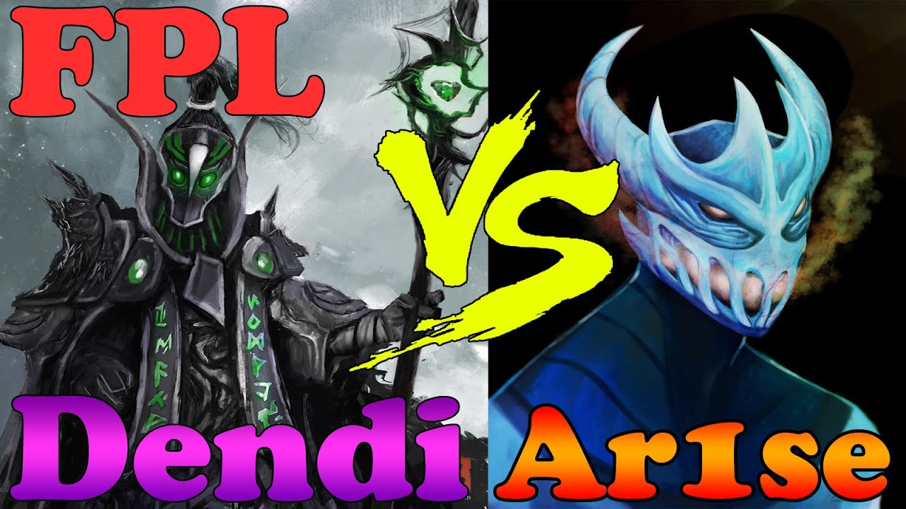 Dota 2 - Dendi Rubick vs Ar1se Razor And Others Players 6000+MMR - FACEIT Pro League