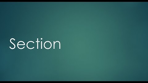 How to use Section from data class to work class