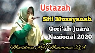 Ustazh Siti Muzayanah spd (Banten) Qori'ah Nasional 2020 @darwinqori