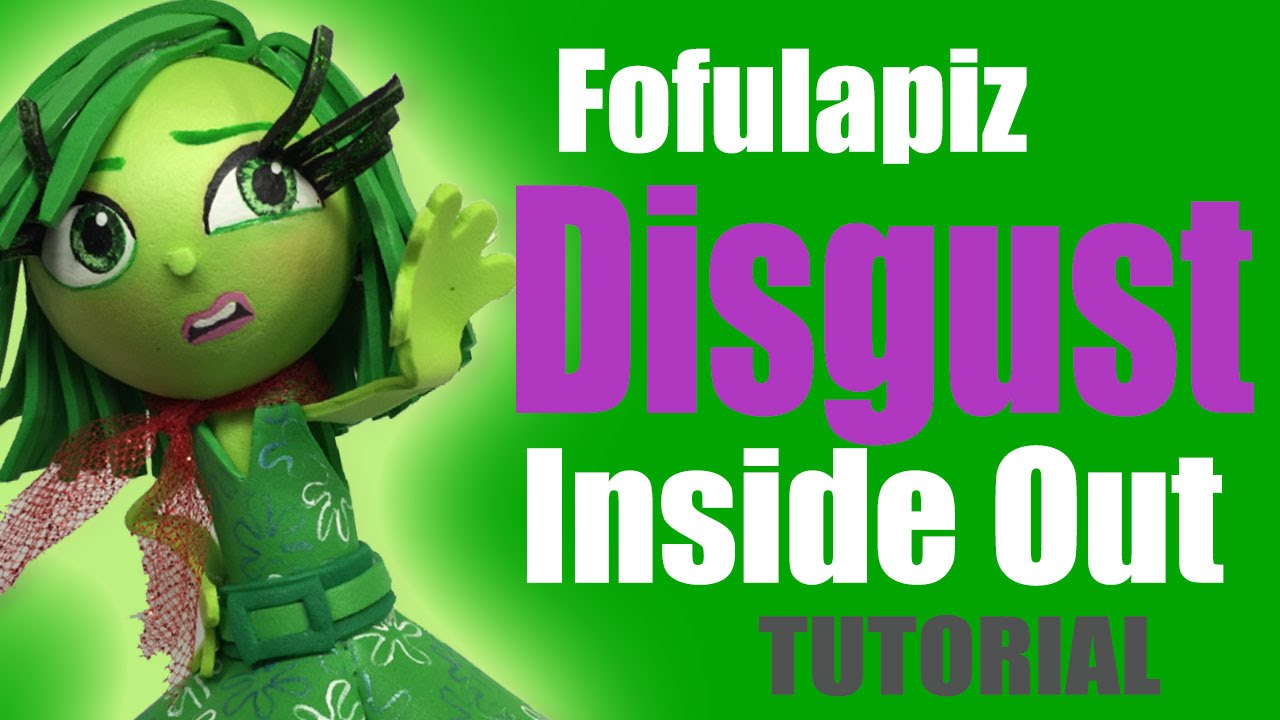 Fofucha Fofulapiz Desagrado Intensamente - Disgust fofupencil Inside out