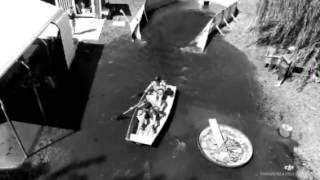 Tommy and Chad floating the pool granite city style
