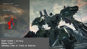 DEEP DOWN / G2 Nile Arena Fight - Armored Core VI: Fires of Rubicon