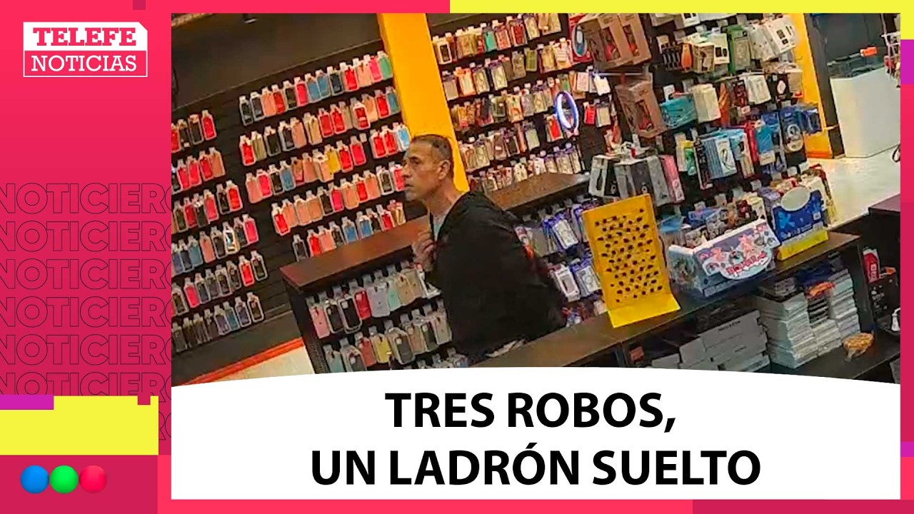 Tres robos, un ladrón suelto
