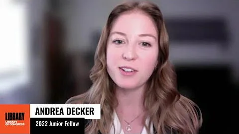 Andrea Decker: 2022 Junior Fellows Program Display...