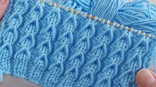 İki şiş çok seveceğiniz örgü model anlatımı ✅crochet knitting