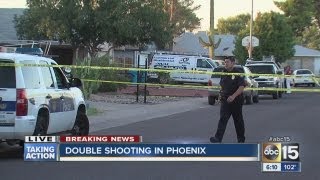 Police investigate double shooting in Phoenix