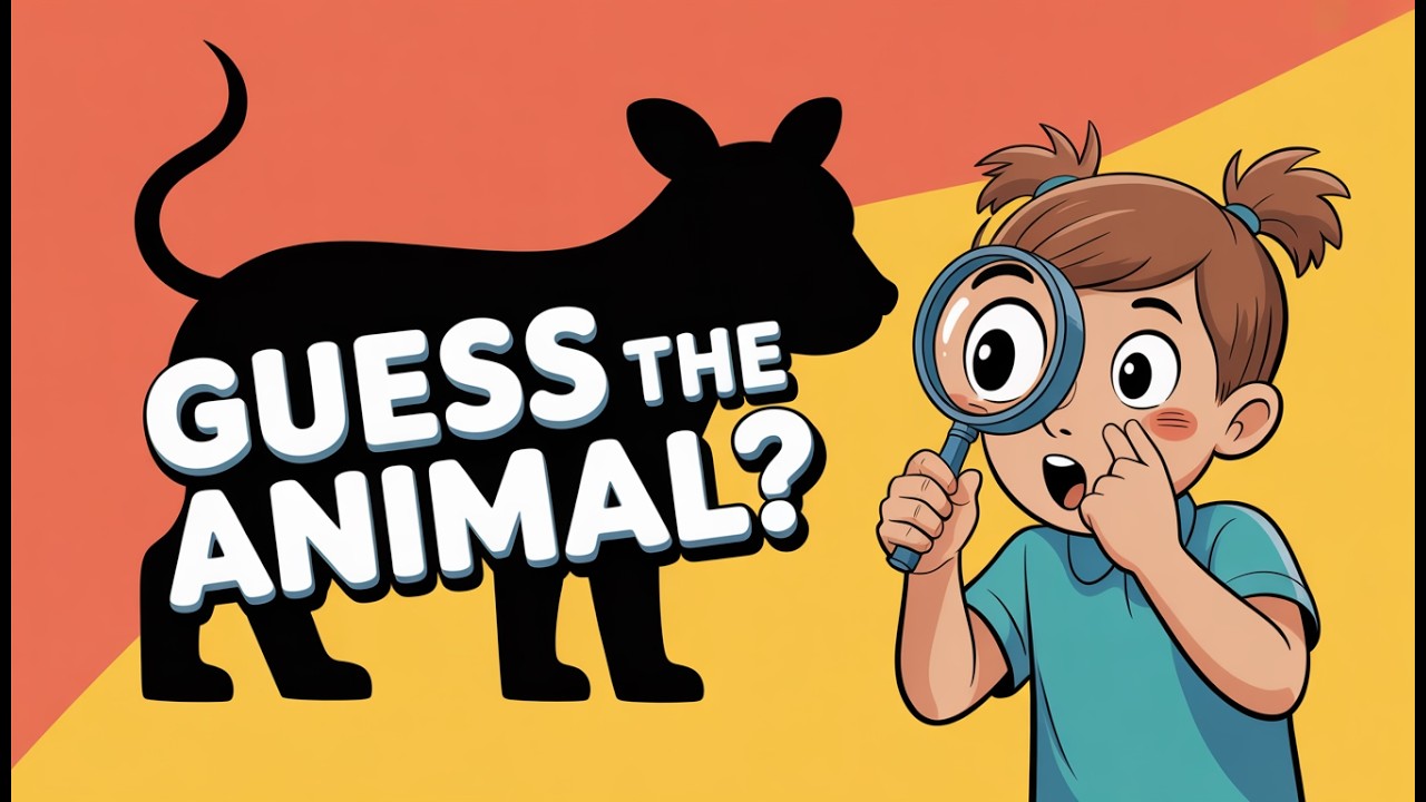 Guess the Animal by Shadow 👀 Fun Animal Game for Kids | Learn With Miss ...