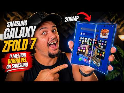 📱 Galaxy Z Fold 7 – O Dobrável MAIS CARO da Samsung Vale a Pena?