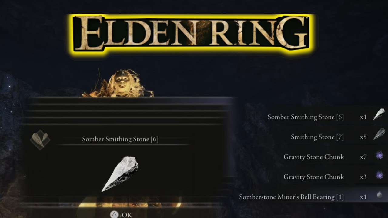 Elden Ring Somber Smithing Stone 6 Location (Easy Guide) Not Far 