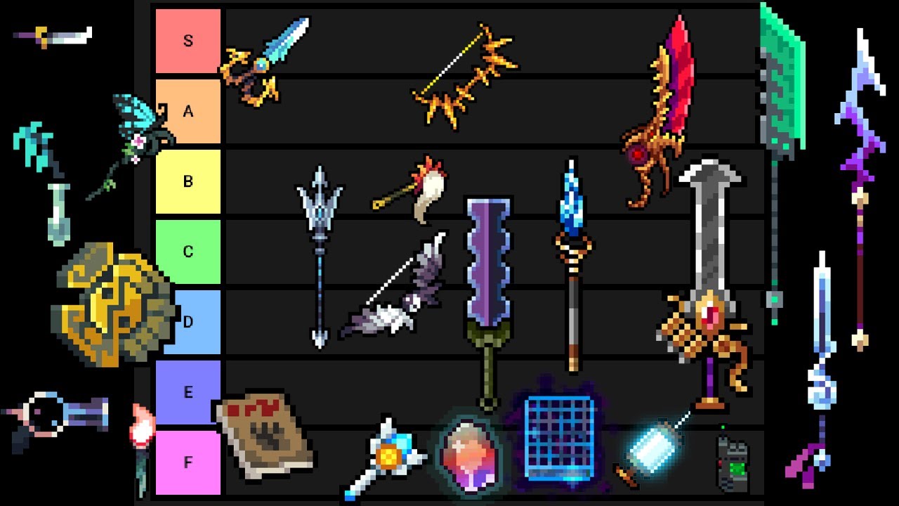 Список мифического оружия Soul Knight, уровень 1