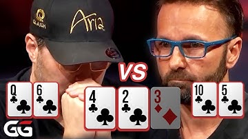 Both Players Flop Straight & Flush Draws!