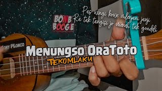 Pas wingi kowe mblenjani janji (Menungso Oratoto) - Tekomlaku Cover ukulele senar 4
