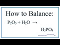 Balancing Chemical Equations Practice