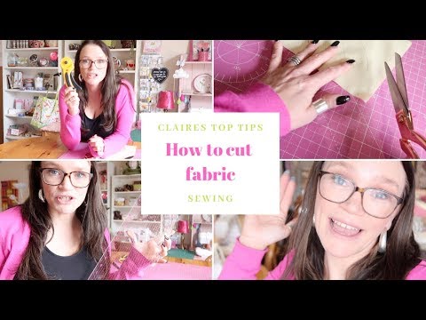 A beginners guide to cutting fabric | Claire's Top Tips | SEWING
