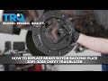 How To Replace Brake Rotor Backing Plate 2001-2008 Chevy Trailblazer