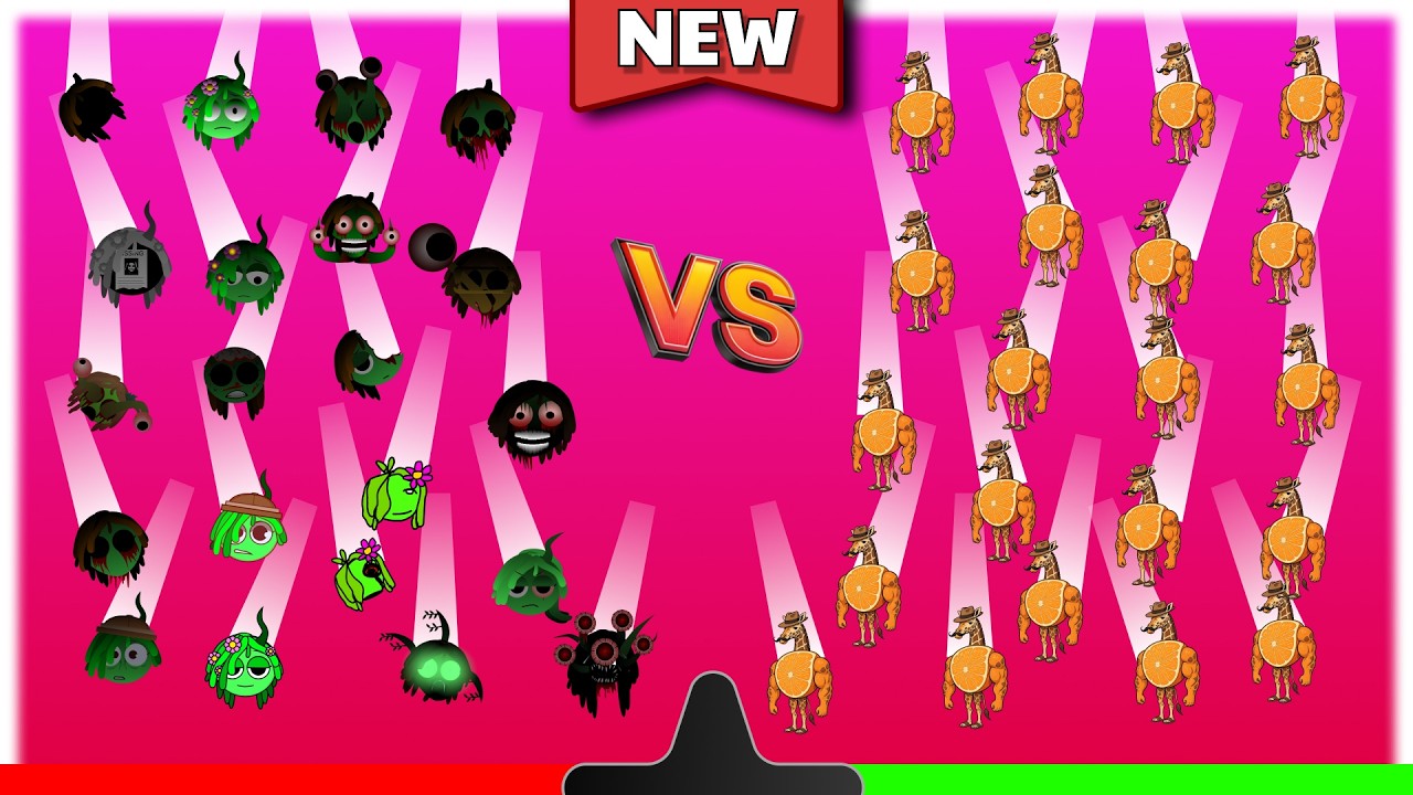 SPRUNKI Vs BRAINROTS | Sprunki 21 Vineria's Vs 21 Ganganzelli Trulala |  Marble Race  Who Will Win?