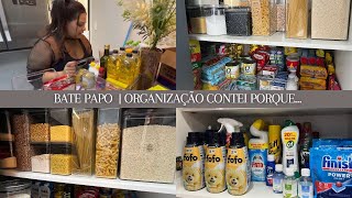 ORGANIZANDO A GELADEIRA DESPENSA E COZINHA