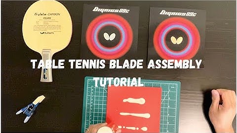 TABLE TENNIS RACKET ASSEMBLY