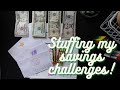 Stuffing My Savings Challenges: Crayola, Nickel, and 100 Envelope!!