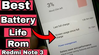 New Best Battery Life ROM Redmi Note 3 Pro | Oreo 8.1 Stable | Bug Free