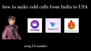 How to COLD CALL from INDIA TO USA using USA number for FREE! screenshot 3