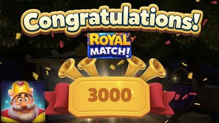how to play royal match level 2967~3000 level complete new game 2022