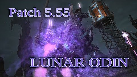 *SPOILERS* Lunar Odin Battle (AST)【Death Unto Dawn】FFXIV Patch 5.55 (Japanese Audio)