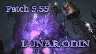 *SPOILERS* Lunar Odin Battle (AST)【Death Unto Dawn】FFXIV Patch 5.55 (Japanese Audio)
