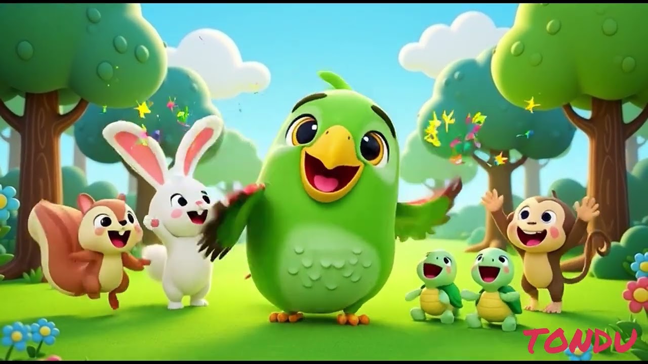 Friendship Story for Kids💛| Jungle Song | Fun Nursery Rhyme#kids #kidsvideo #video #trending #jungle