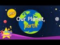 Kids vocabulary - [NEW] Our Planet, Earth - continents & oceans - English educational video for kids