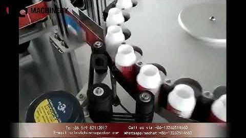 High speed rotary sticker labeling machine|YQ machinery bottle label applicator price