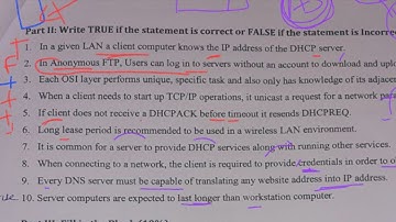 system and network administration final exam part 2