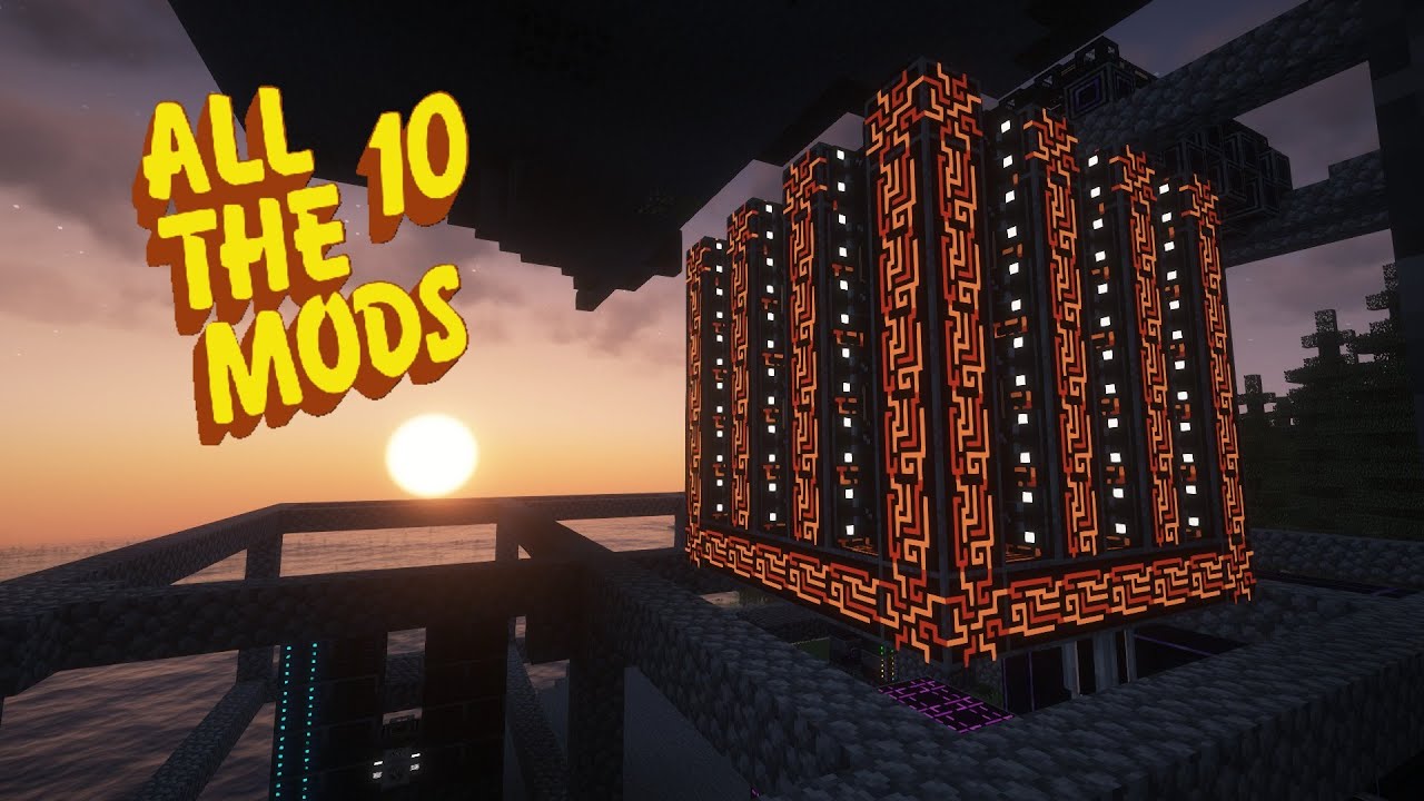 All The Mods 10 - Ep8, New Base Foundations - YouTube