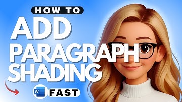 How to Add Paragraph Shading in Microsoft Word - 2025