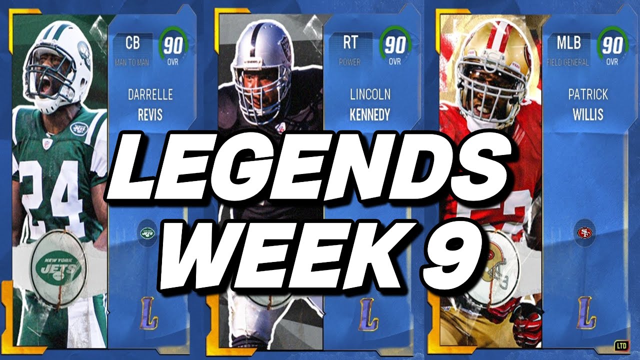 LEGENDS 90 OVR DARRELLE REVIS, LINCOLN KENNEDY & LTD WILLIS | MADDEN 24 ULTIMATE TEAM