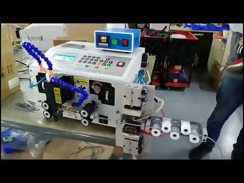 Automatic Braid Wire Cutting and Heating Stripping Machine