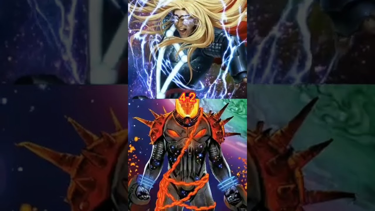 Cosmic king Thor VS The strongest version of Ghost rider??