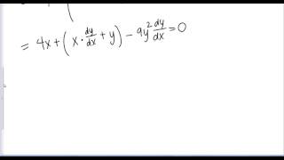 1151 FF: Implicit Differentiation, Equation of Tangent Line