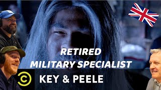 Key & Peele - Retired Military Specialist REACTION!! | OFFICE BLOKES REACT!!