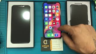 “ CitrusMobil “ Oled iPhone X ekran değişimi sonrası kısa test ve kontrol