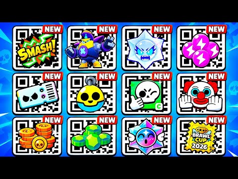 🤯🔥2026年最新🤯🔥無料の新作QRコード！🥳BRAWLSTARSの有効なコード全公開💕エメラルド、コイン、ブリングが無料❤️😍