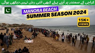 Manora Beach Karachi 2024 | Karachi Samandar | Karachi beach | Manora beach by Road