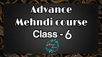 Mehndi class-6 | Elements | Mehndi kaise sikhe | Mehndi tutorial | Mehndi course |Mehndi kese lagaye