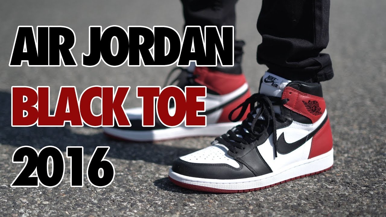 jordan 1 black toe 2016