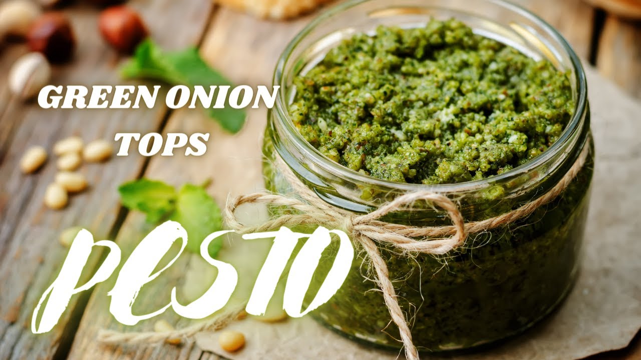 GREEN ONION TOPS PESTO pestosauce greenonionpesto YouTube